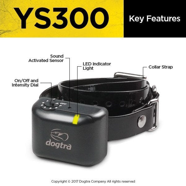 Dogtra YS300 No Bark Collar Key Features