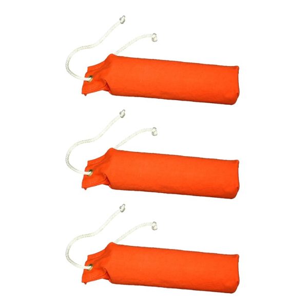 Mud River Orange Canvas Bumper 3 Pack