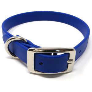 K-9 Komfort 3/4 Inch TufFlex Blue D Ring Collar