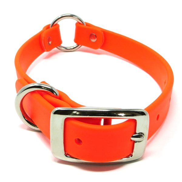 K-9 Komfort 3/4 Inch TufFlex Orange Center Ring Collar