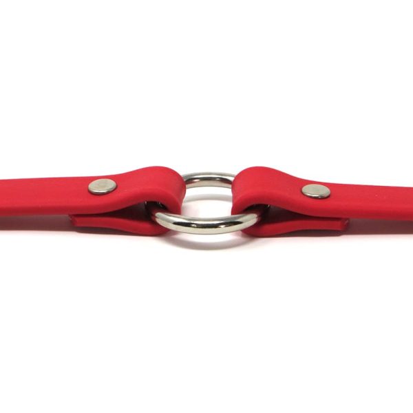 K-9 Komfort 3/4 Inch TufFlex Red Center Ring Collar