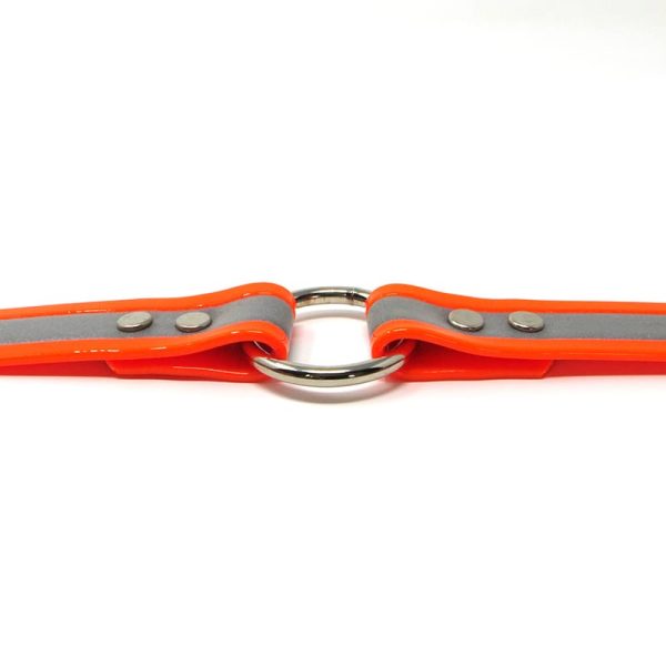 K-9 Komfort 1 Inch Reflective Orange Center Ring Collar