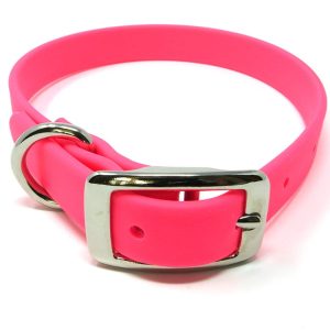 K-9 Komfort 3/4 Inch TufFlex Pink D Ring Collar