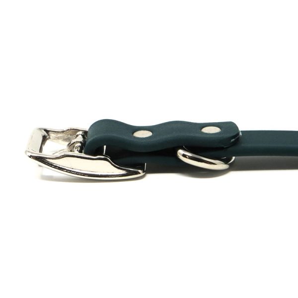 K-9 Komfort 3/4 Inch TufFlex Green Center Ring Collar