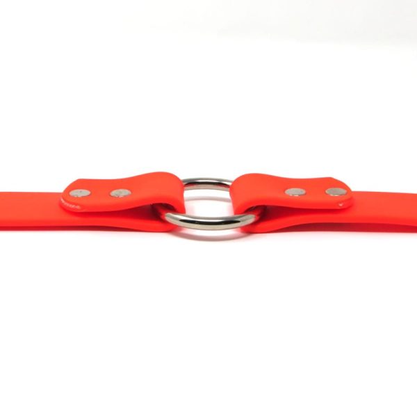 K-9 Komfort 1 Inch TufFlex Orange Center Ring Collar