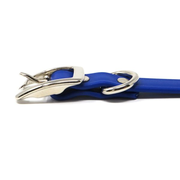 K-9 Komfort 3/4 Inch TufFlex Blue Center Ring Collar