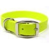 K-9 Komfort 1 Inch TufFlex Neon Yellow D Ring Collar