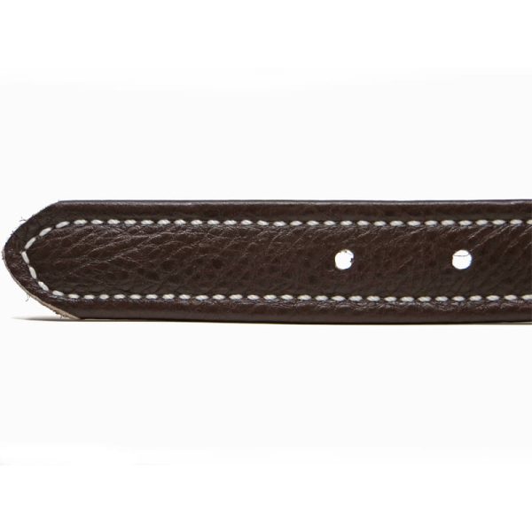 K-9 Komfort 1" Premium Deluxe Tan Skirting with Light Buffalo Liner Leather Collar