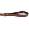 K-9 Komfort Tan Skirting with Burgundy Latigo Premium Deluxe Leather Lead