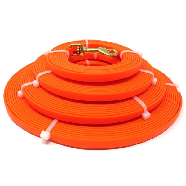K-9 Komfort TufFlex Orange Light Check Cord