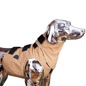 SnakeArmor Khaki Dog Neck Protection