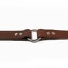 1 Inch Leather Center Ring Collar
