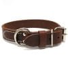 1 1/4 Inch Deluxe Leather Collar