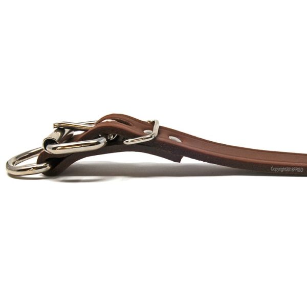 1 Inch Leather D-End Collar