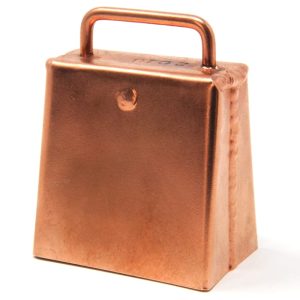 Sunkhaze Flewelling Handcrafted Dog Bell, Large Copper Plated