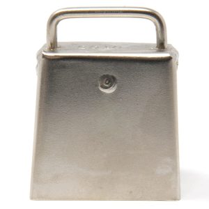 Sunkhaze Flewelling Handcrafted Dog Bell, Medium Nickel Plated