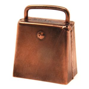 Sunkhaze Flewelling Handcrafted Dog Bell, Medium Copper Plated