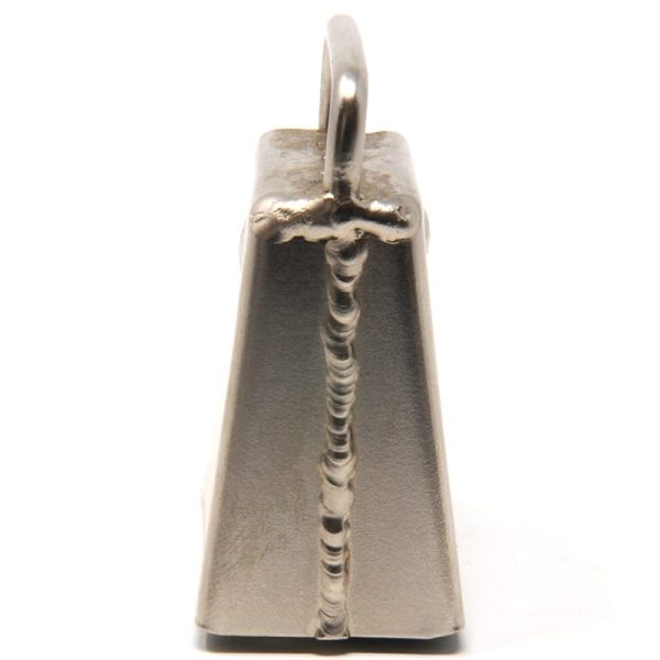 Sunkhaze Flewelling Handcrafted Dog Bell, Small Nickel Plated