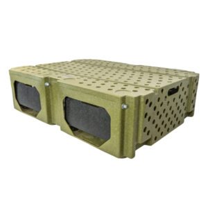 Ruff Land Kennels Double Wide Cackle Box