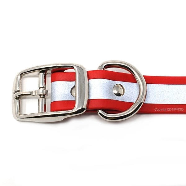 1 Inch Beta Reflective Collar RIC Red