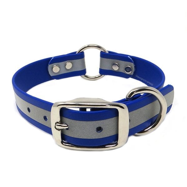 1 Inch Beta Reflective Collar RIC Blue