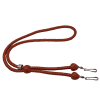 Kangaroo Leather Double Lanyard | Tan Nickel