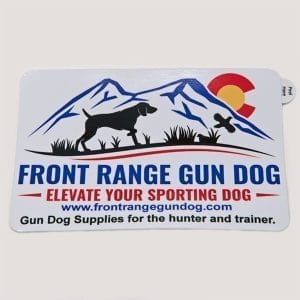 Front Range Gun Dog Sticker