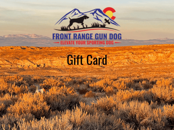 Front Range Gun Dog Gift Card