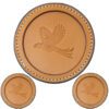 Premium Leather Coaster Pheasant Tan